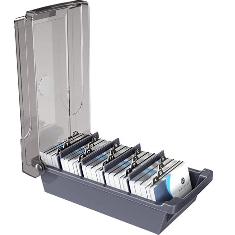 plastic business card boxes